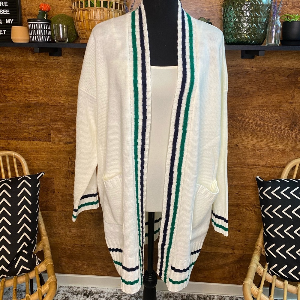 Tennis Style Cardigan